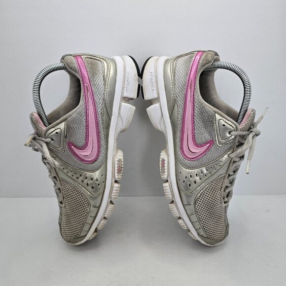 vintage Nike | Zoom Air Explosion silver pink futuristic sporty sneakers WMS 9.5 - Picture 8 of 9